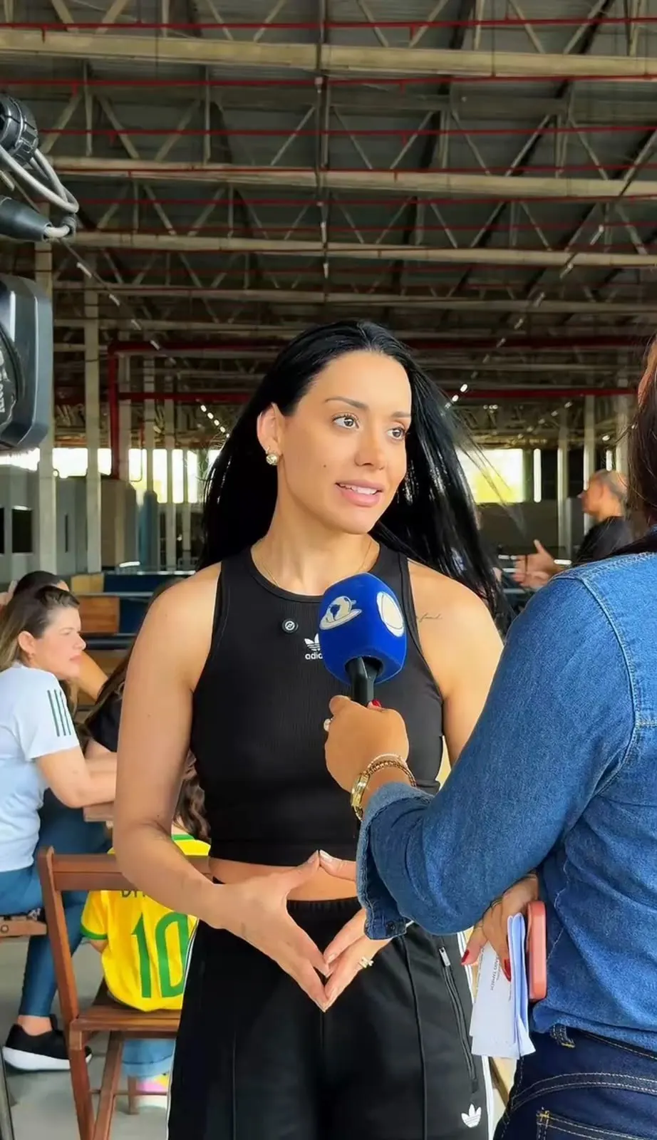 Jéssica Soares em entrevista sobre o Mulheres Protegem Mulheres