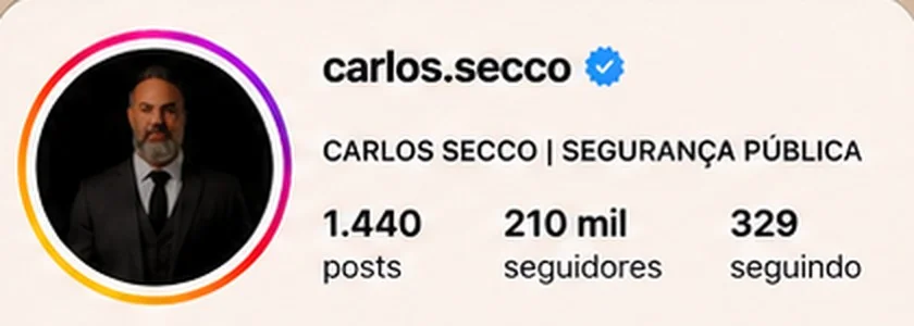 Print do perfil de Carlos Secco, que produziu conteúdo sobre o caso de Jéssica
